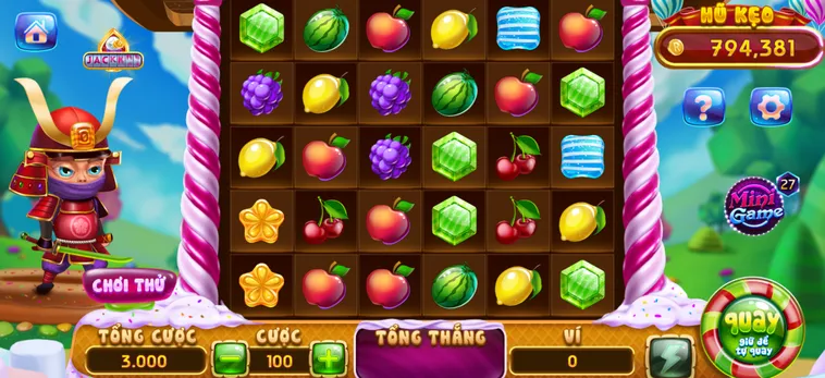Nổ Hũ Candy Fruit Samurai Tại RikVip Đỉnh Cao Đấu Trường Ngọt Ngào Đầy Kịch Tính