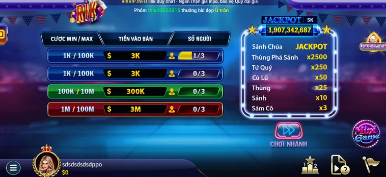 Stud Poker Tại RikVip Siêu Phẩm Cá Cược Hấp Dẫn Với Tỷ Lệ Thắng Lớn